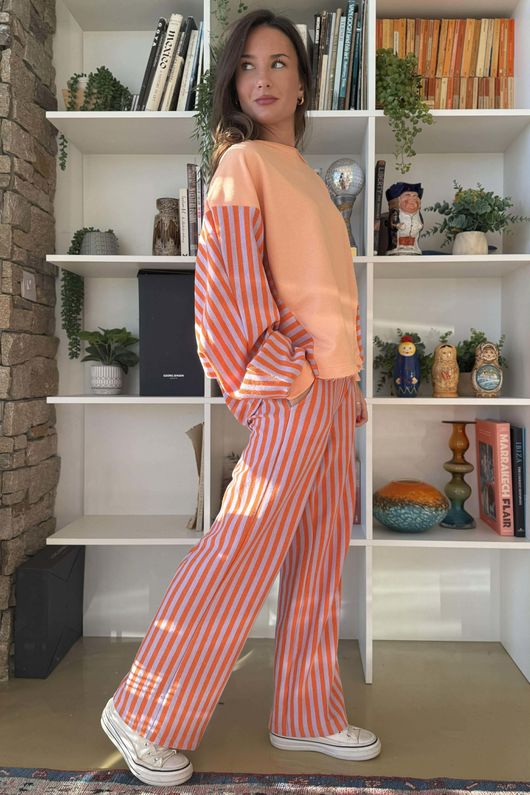 Shoreditch Slouch Sweat Aperol Lilac /20 Pre order 1 week